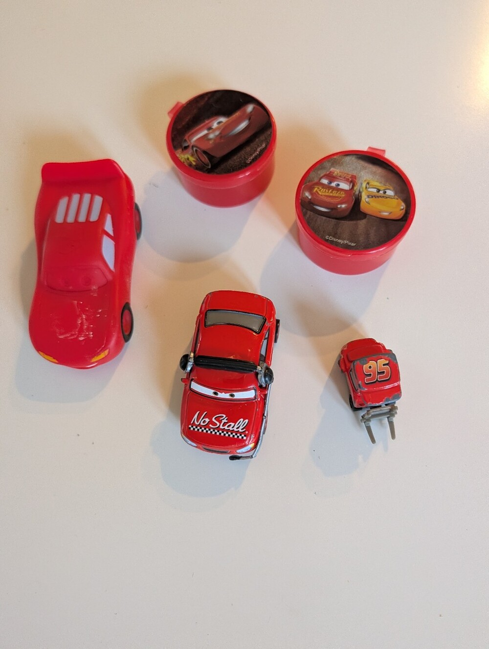 Misc Cars Red Lightning McQueen Toy Vehicle Set